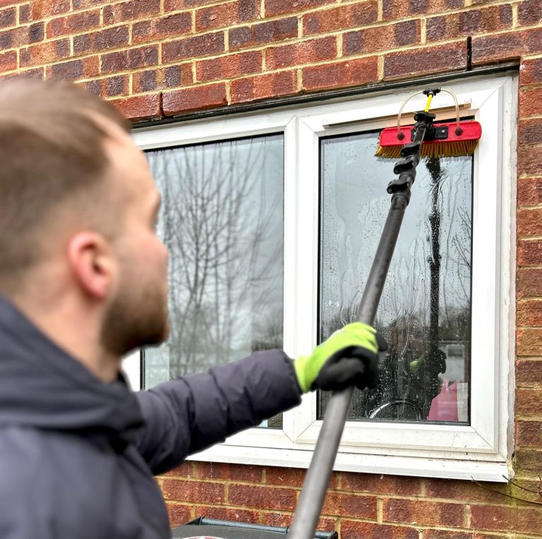 Window cleaning work