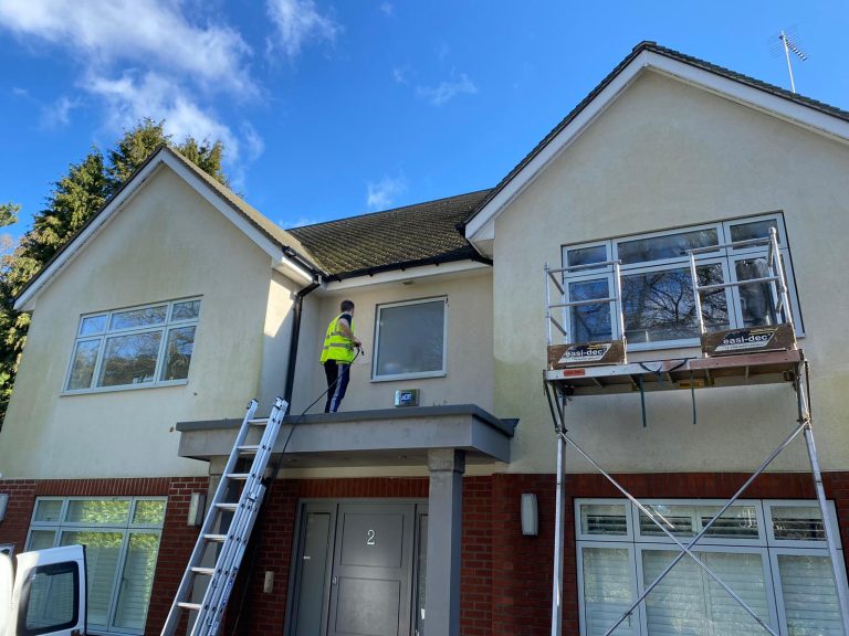 Window cleaning work